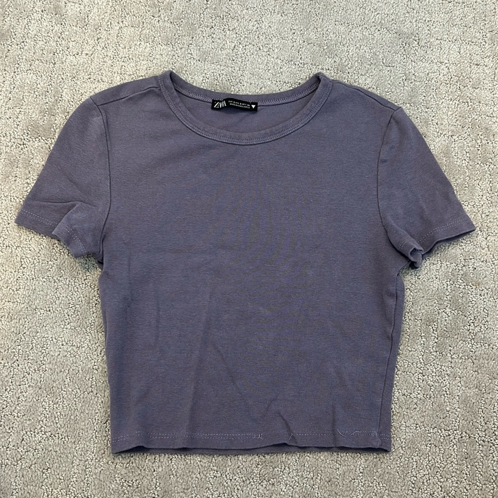 Zara Lavender Baby Tee